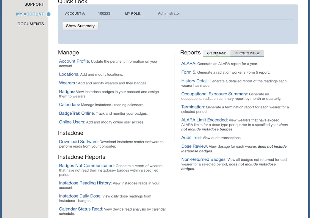 Dose managment platform